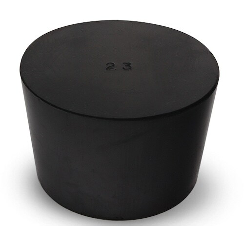 KOKUGO 天然ゴム栓 黒 No.23 67.5