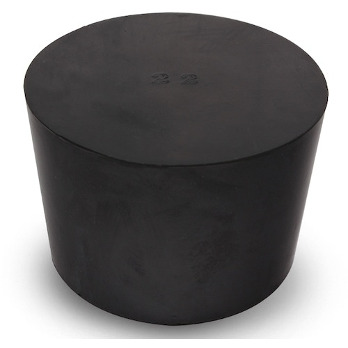 KOKUGO 天然ゴム栓 黒 No.22 64.5