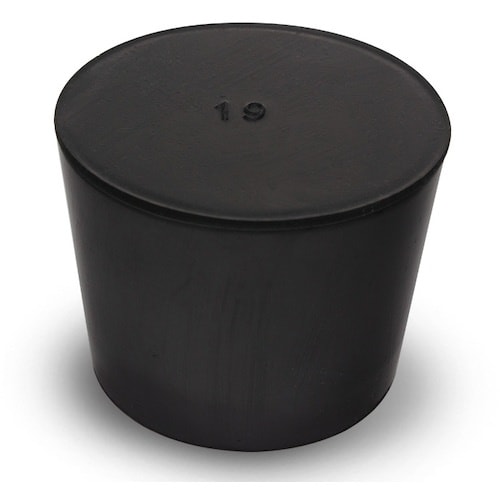 KOKUGO 天然ゴム栓 黒 No.19 56×4