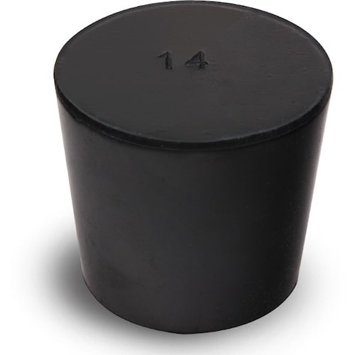 KOKUGO 天然ゴム栓 黒 No.14 41×3