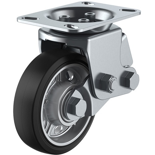 ユーエイ プレート式 固定 クッションキャスター