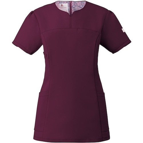 FOLK スクラブ HI707 バーガンディー L