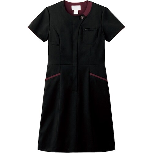 FOLK ワンピース 3026SC BK×バーガン