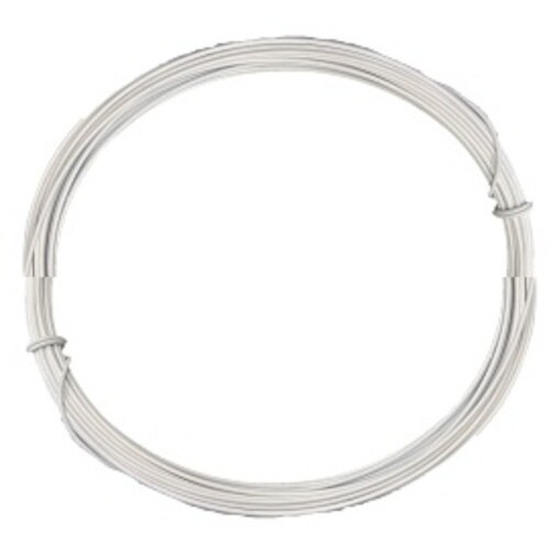 フジテック ビニール巻針金 ホワイト #18x10