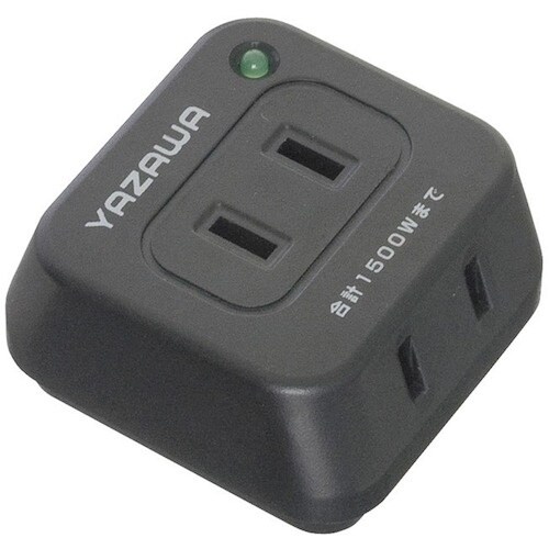 YAZAWA 雷サージ付トリプルタップ13000V