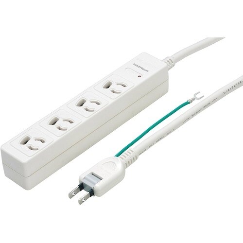 YAZAWA 3P抜け止めマグネットタップ4個口5