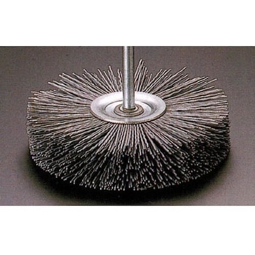 高島産業 軸付ホイールブラシ ホイール型軸付 75