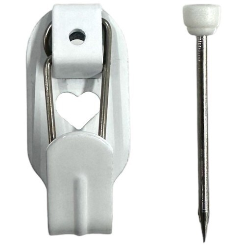 福井金属工芸 鉄製 セフティXフック 小 白 F−