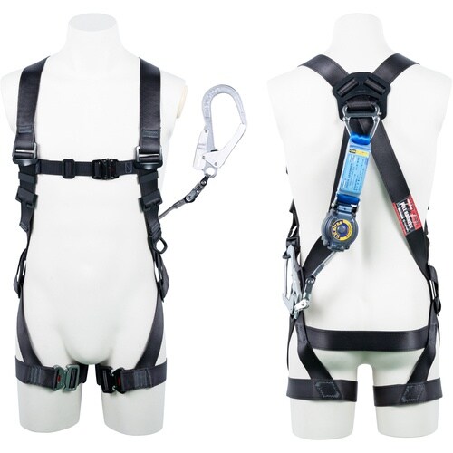 TSUYORON 黒影ハーネス シングルランヤード