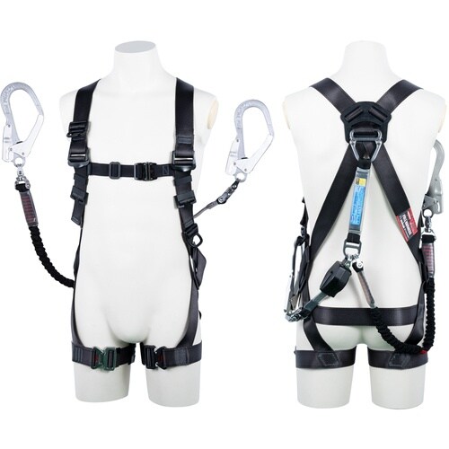 TSUYORON 黒影ハーネス ダブルランヤード付