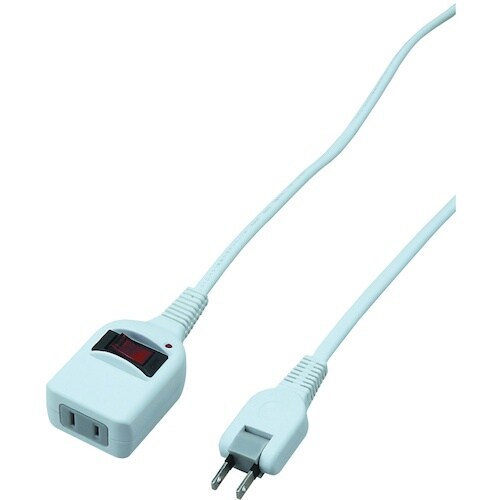 YAZAWA ノイズフィルター集中SW付1個口3m