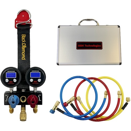 BBK サイトグラス付デジタルミニマニホールドセッ