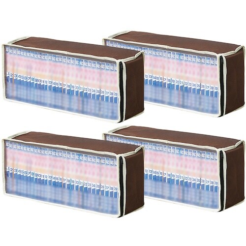 アイメディア パッと見えるコミック収納ケース4枚組