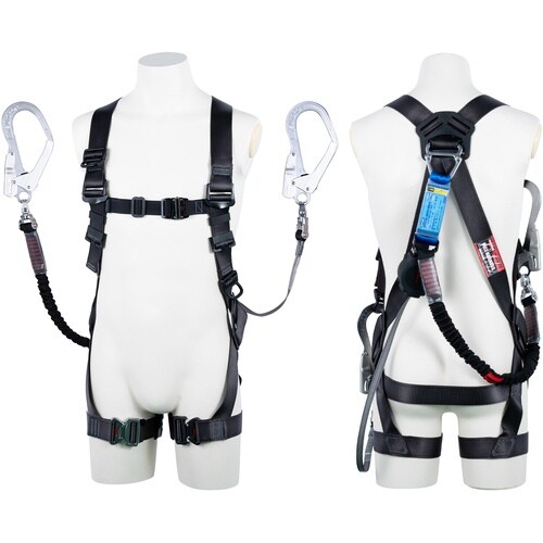 TSUYORON 黒影ハーネス ダブルランヤード付