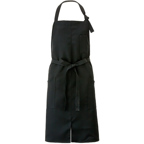 アイトス 胸当てエプロンAZ861239 ブラック