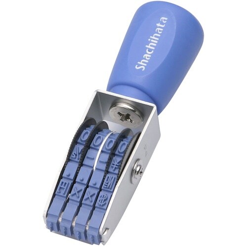 シヤチハタ 欧文4連3号 ゴシック体