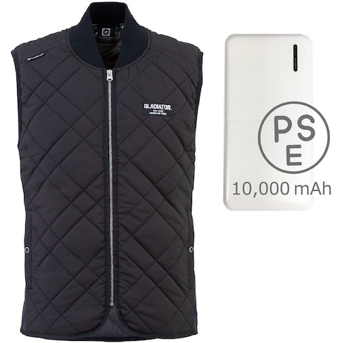 岡潮 G−8839 電熱ジャケット ブラック 5L