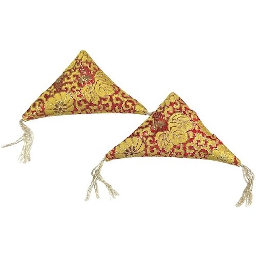 福井金属工芸 額フトン 金襴 大 赤色 F−009