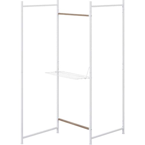 IRIS 105888 折りたたみ物干し3連 ホワ