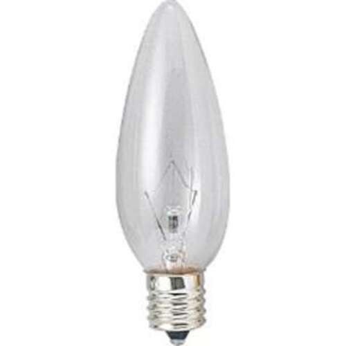 YAZAWA シャンデリア球25Wクリア口金E26