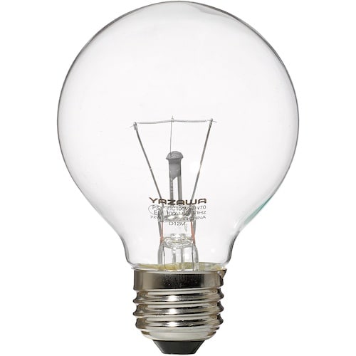 YAZAWA ボール電球60W形クリア