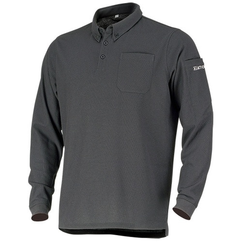 カジメイク 6904 ドライカノコ長袖ポロシャツ