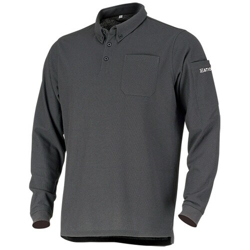 カジメイク 6904 ドライカノコ長袖ポロシャツ