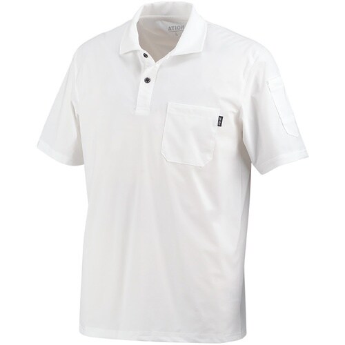 カジメイク 8593 冷感ストレッチ半袖ポロシャツ