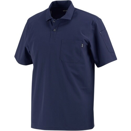 カジメイク 8593 冷感ストレッチ半袖ポロシャツ