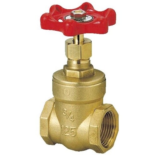 オンダ製作所 ゲートバルブ 黄銅 Rc1×Rc1