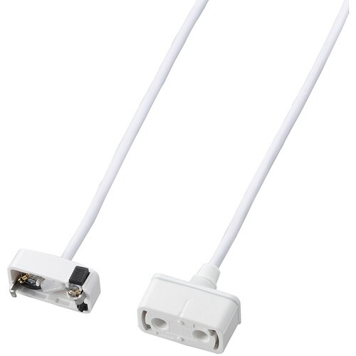 YAZAWA シーリング延長コード1.0mホワイト