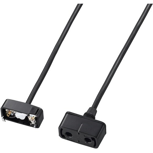 YAZAWA シーリング延長コード1.0mブラック