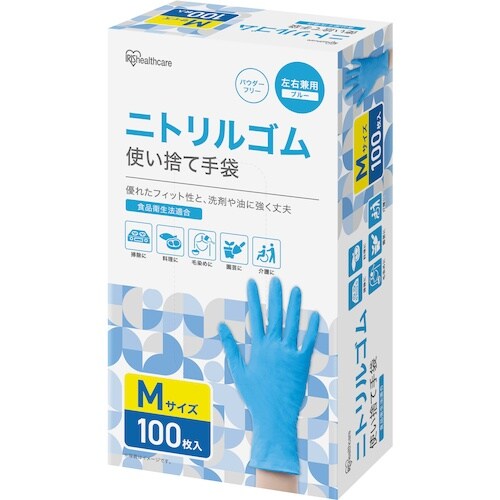IRIS 106463 ニトリルゴム手袋 Mサイズ