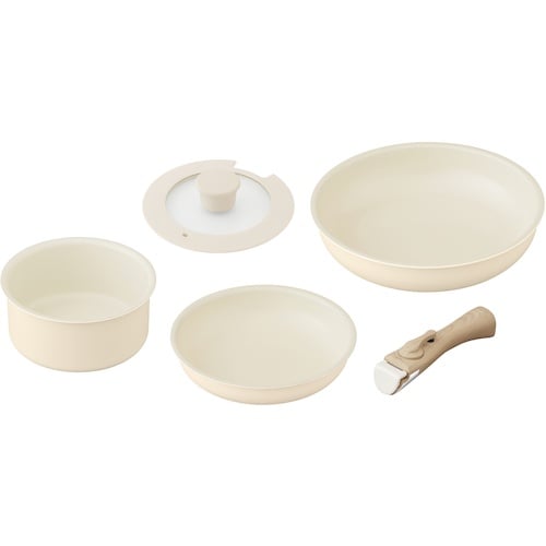 IRIS 106108 セラミックカラーパン5点セ