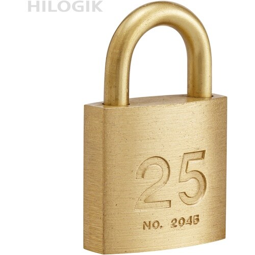 ハイロジック 2045D シリンダー南京錠25mm
