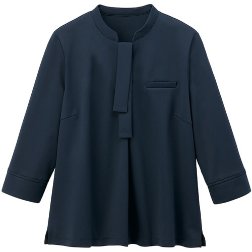 GROW 【防透け・防汚】レディース 七分袖カット