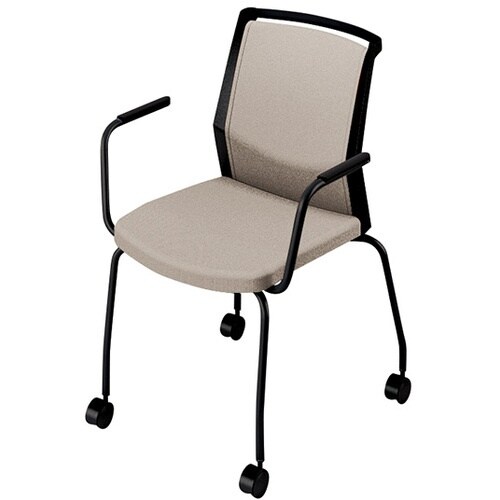 NAIKI ミーティングチェアー(肘付) E290