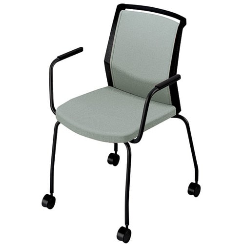 NAIKI ミーティングチェアー(肘付) E290