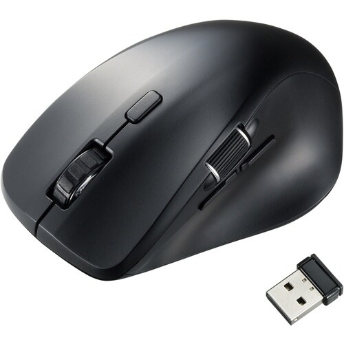 SANWA 静音ワイヤレスマウス(サイドホイール付