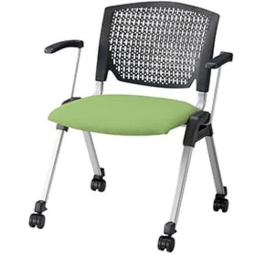 NAIKI ミーティングチェアー(肘付) E470