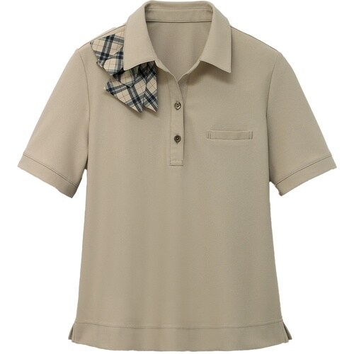 GROW 【お手入れラク】レディース 半袖ポロシャ