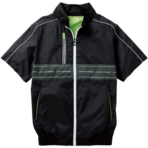 G.G. EF用半袖ブルゾン 8329−01 ブラ