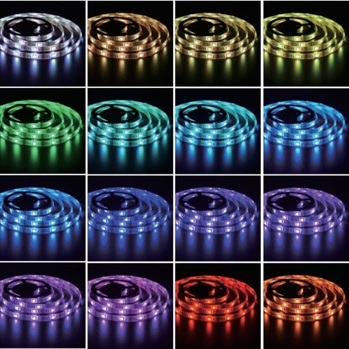 YAZAWA テープライトレインボーリモコン付き1