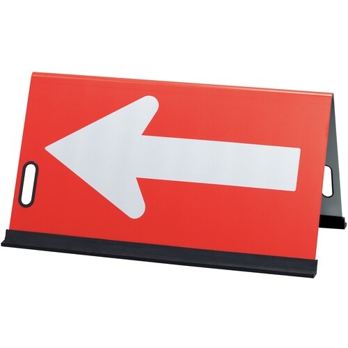 緑十字 公団型矢印板(全面反射) 赤/白矢印 45