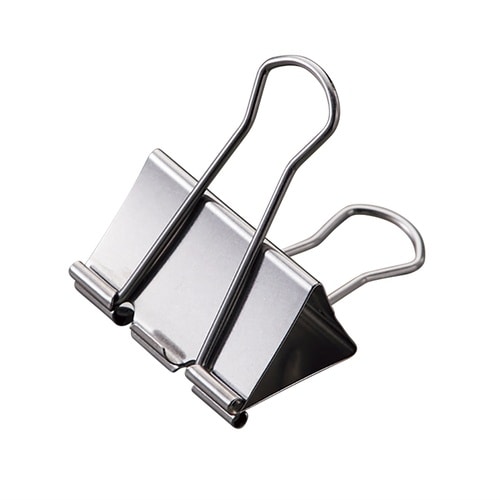 緑十字 ステンレス製ダブルクリップ シルバー 71