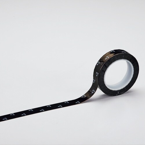緑十字 クリーンルーム用ラインテープ 黒 25mm