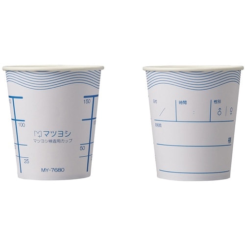 マツヨシ 検査用カップ 24865500 100個