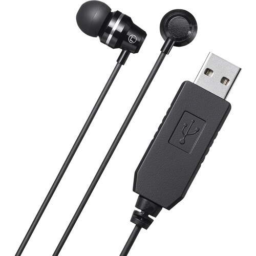 SANWA USBイヤホンマイク USBイヤホンマ