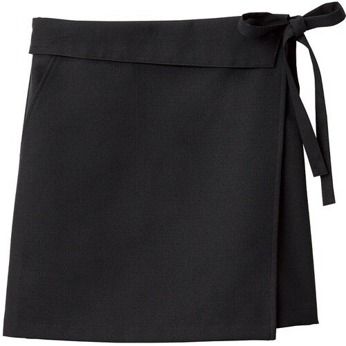 サンペックス 【涼感・防脱色】前掛 ブラック