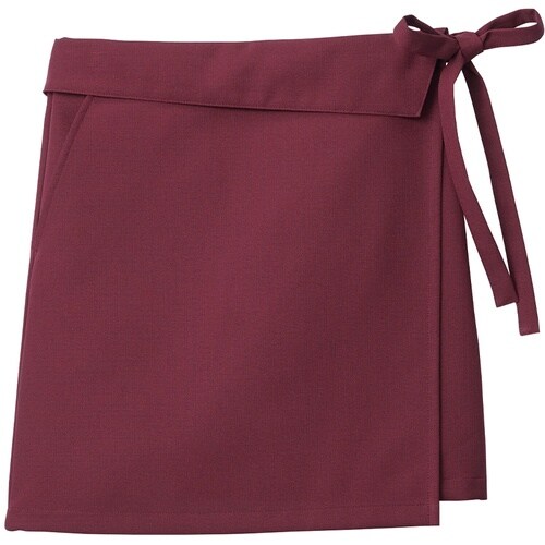 サンペックス 【涼感・防脱色】前掛 エンジ